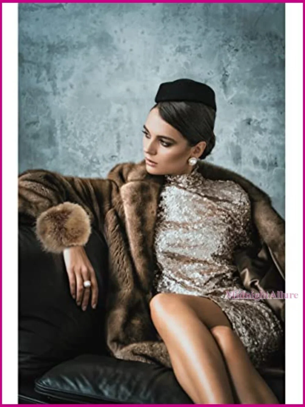 Faux Fur Arm Warmers, One Size, Elastic Cuffs, Winter Accessory